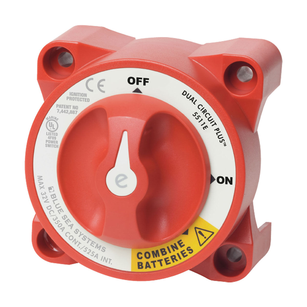Blue Sea Systems e-Series Dual Circuit Battery Switch Plus, , bcf_hi-res