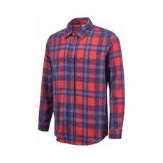 OUTRAK Unisex Flannel Shirt Red Check S, Red Check, bcf_hi-res