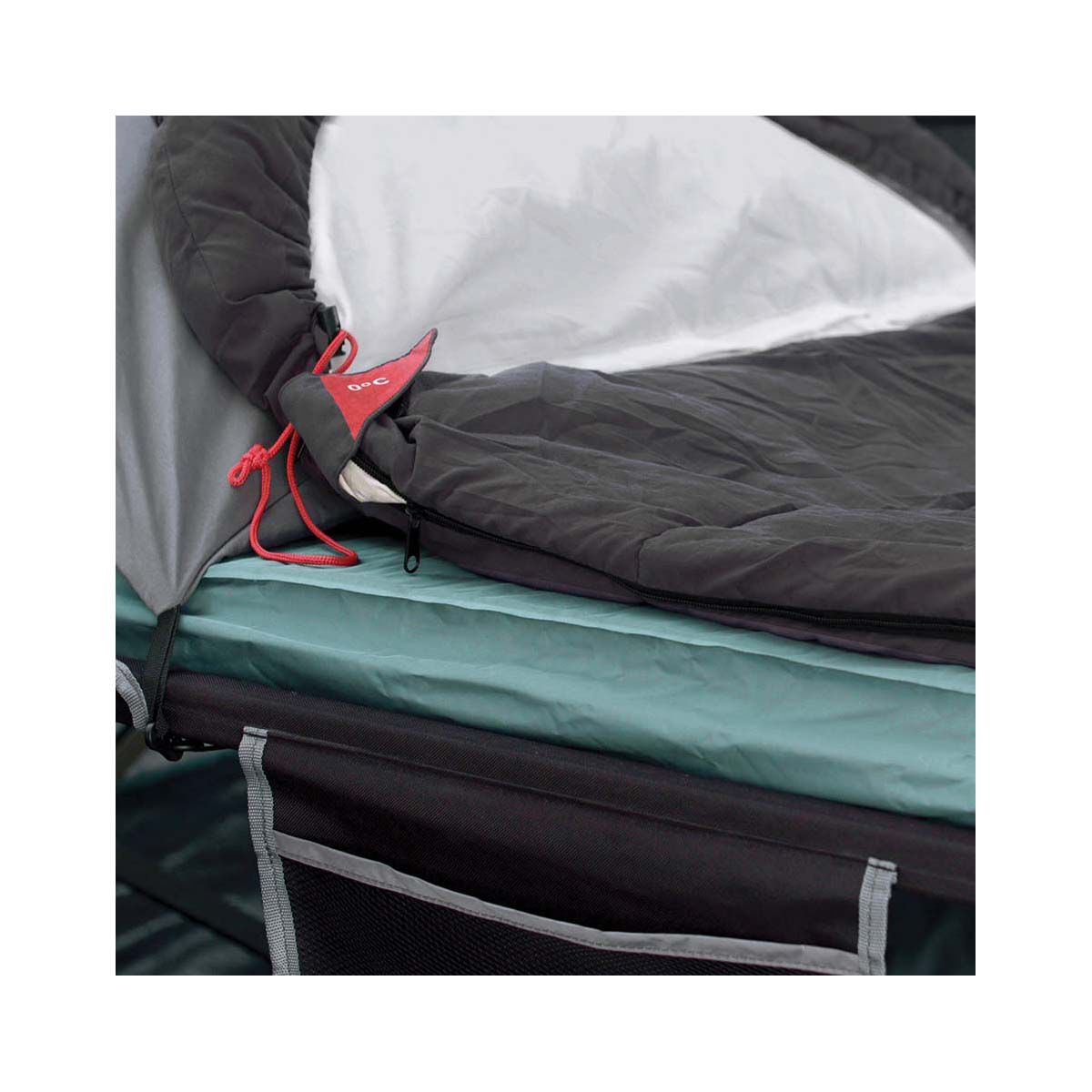 Darche Kozi 0C Grey Adult Sleeping Bag, , bcf_hi-res