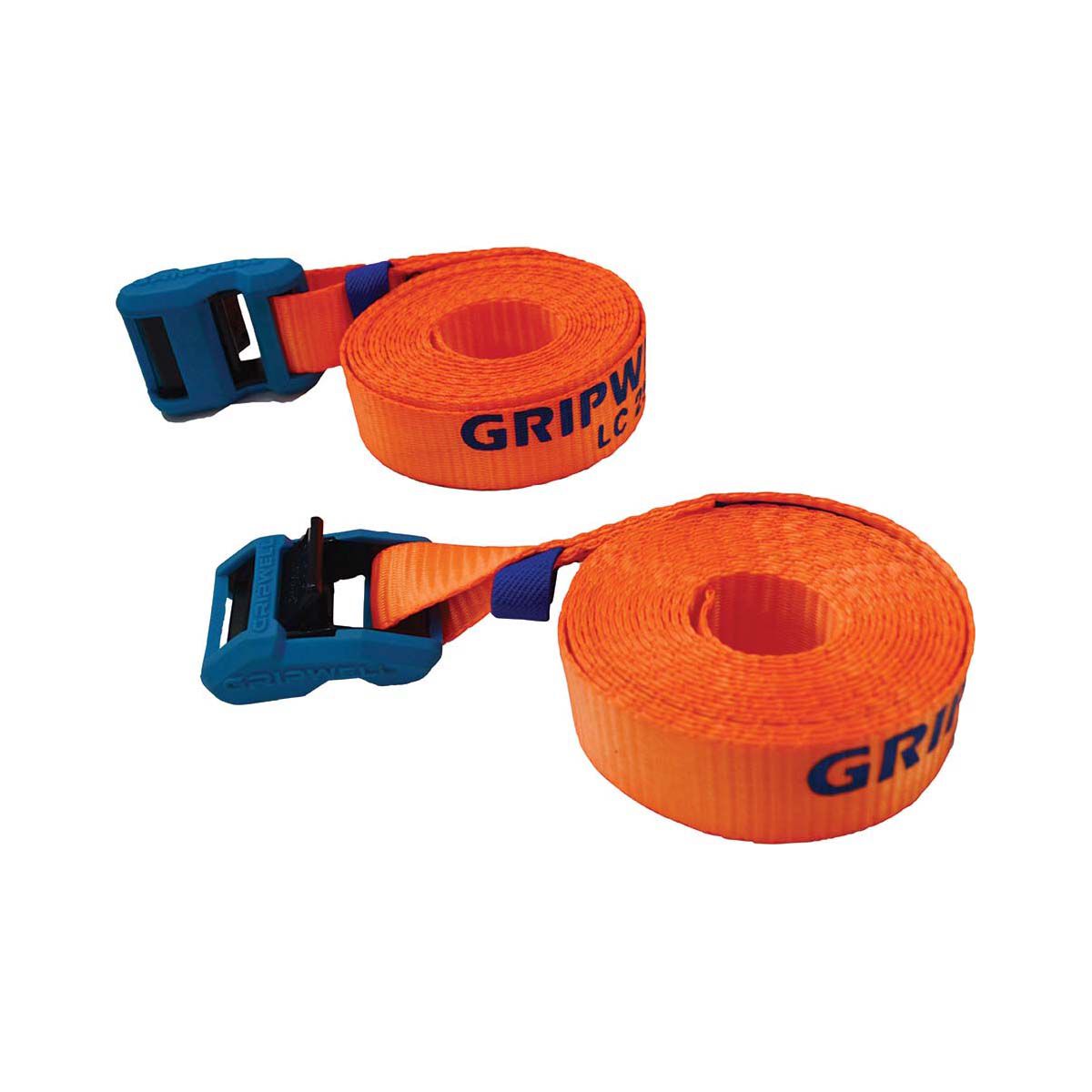 Gripwell Cambuckle Tie Down 250kg 3m 2 Pack, , bcf_hi-res