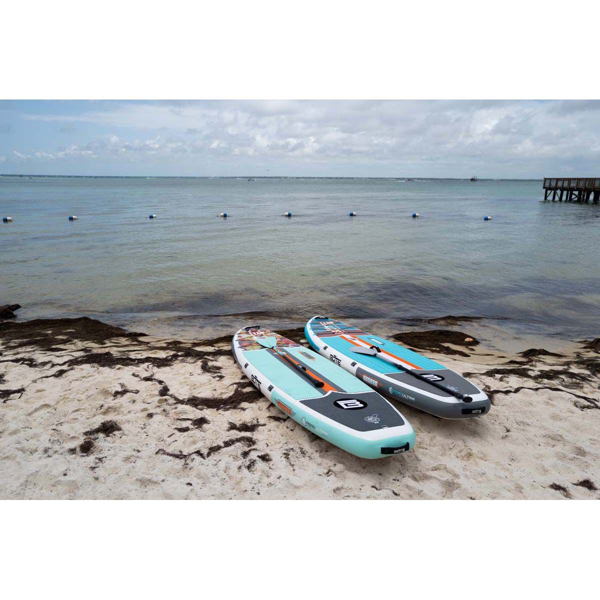 BOTE Breeze Aero Inflatable Stand Up Paddle Board 10'8" Natural Eclipse