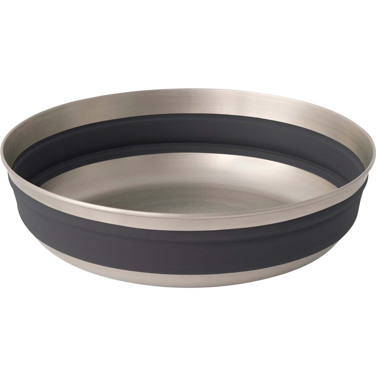 Sea to Summit Detour Collapsible Stainless Steel Bowl Black, Black, bcf_hi-res