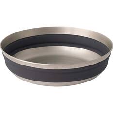 Sea to Summit Detour Collapsible Stainless Steel Bowl Black, Black, bcf_hi-res