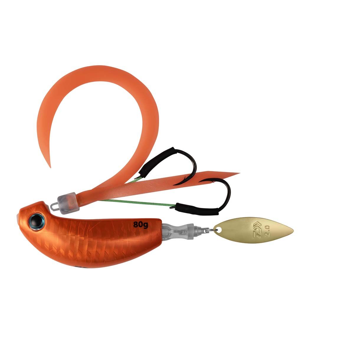 Daiwa Kohga Blade Breaker Jig Lure 80g Orange, Orange, bcf_hi-res