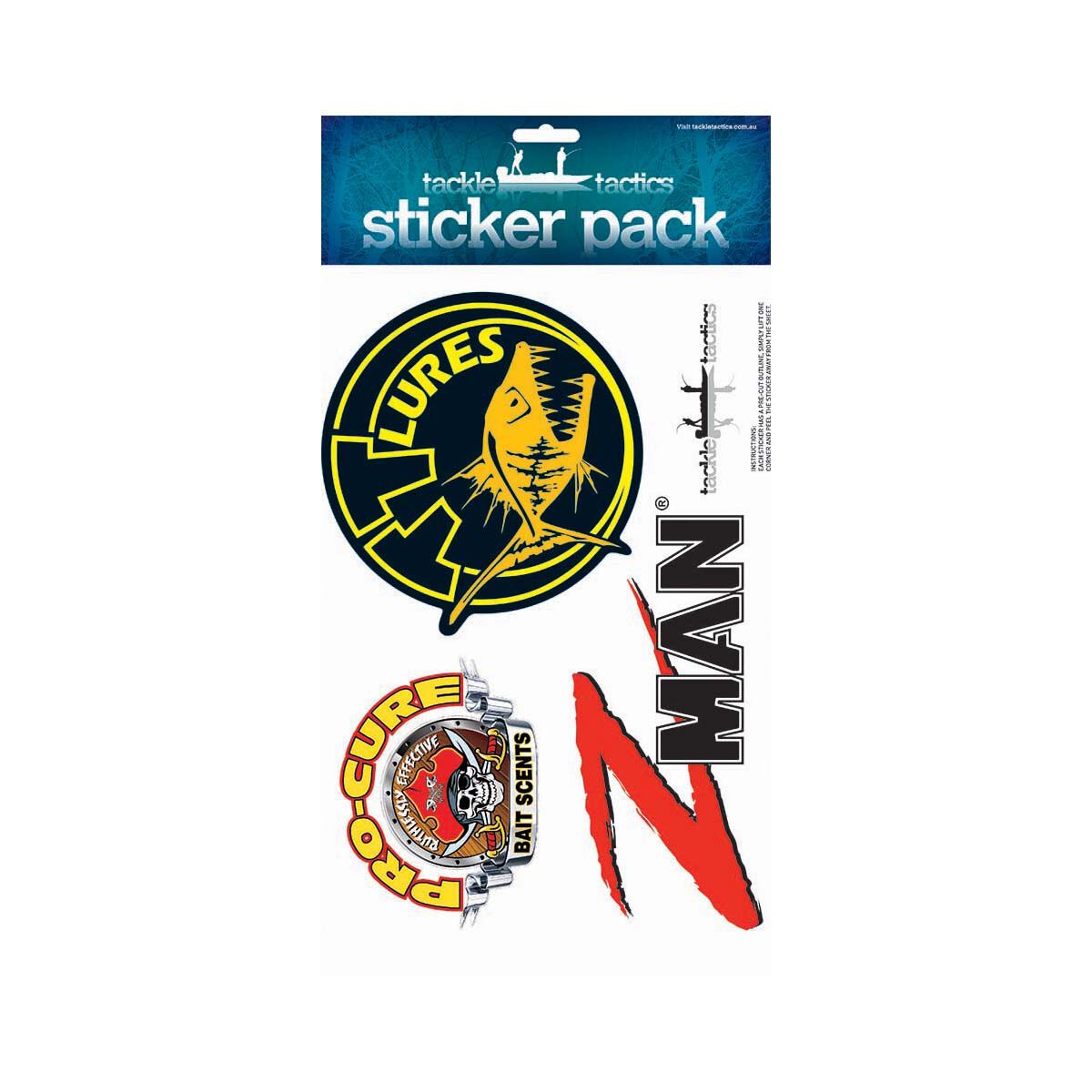 TT Fishing Logo Sticker Pack, , bcf_hi-res