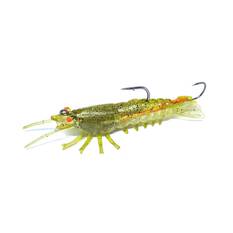 Barambah Stinger Shrimp Finesse Soft Plastic Lure 55mm Banana Prawn, Banana Prawn, bcf_hi-res