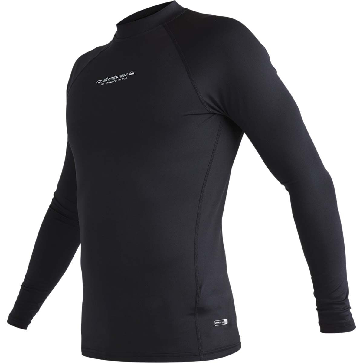 Quiksilver Men&rsquo;s Waterman Lycra Long Sleeve Rashie Black S, Black, bcf_hi-res