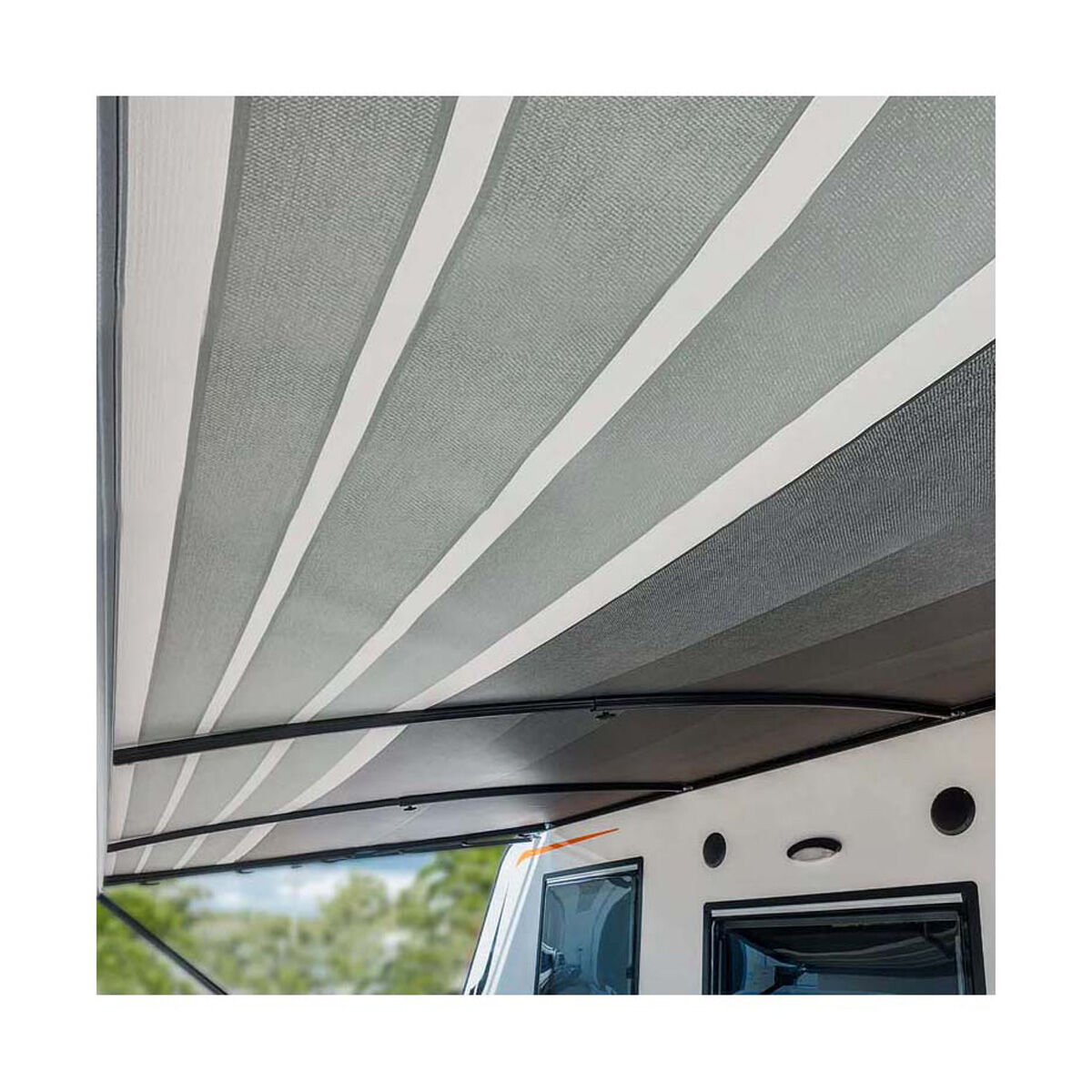 Aussie Traveller Curved Roof Mini Rafter Black, Black, bcf_hi-res