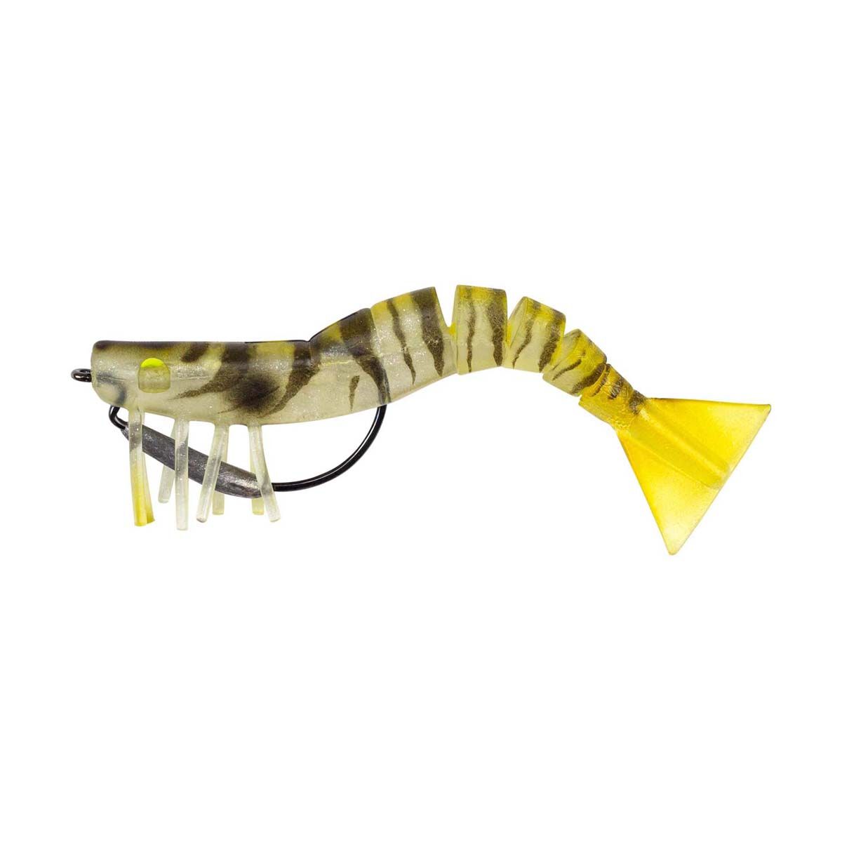 Samaki Live Shrimp Soft Plastic Lure 127mm Crystal Green, Crystal Green, bcf_hi-res