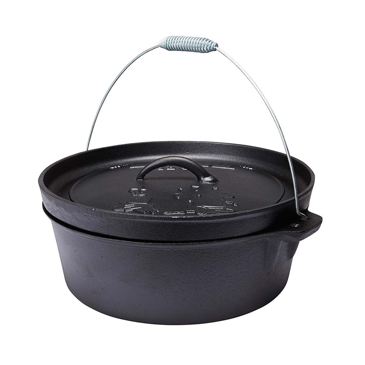 Campfire Pre Seasoned Cast Iron Camp Oven 12 Quart, , bcf_hi-res
