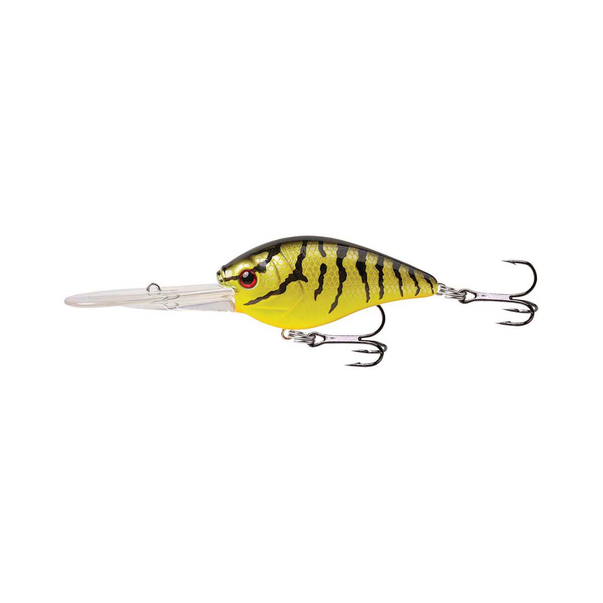 Fishcraft Hound Dog Hard Body Lure 76mm Lime Tiger, Lime Tiger, bcf_hi-res