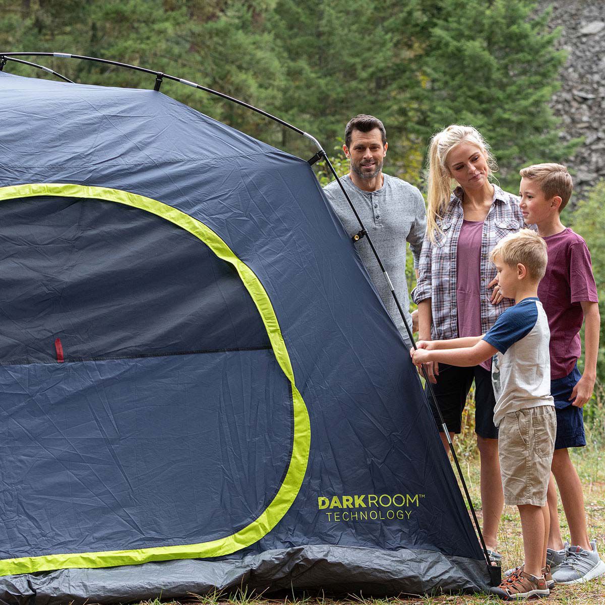 Coleman Quickdome Darkroom Tent 4 Person, , bcf_hi-res
