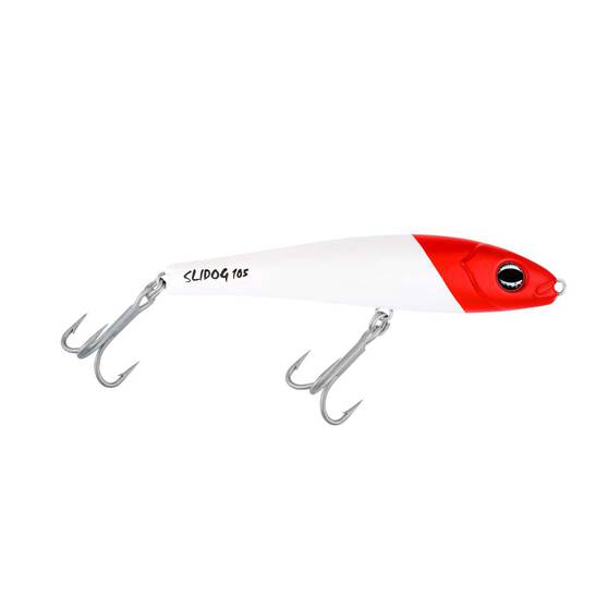 Halco Slidog Lure 105mm White Redhead, White Redhead, bcf_hi-res