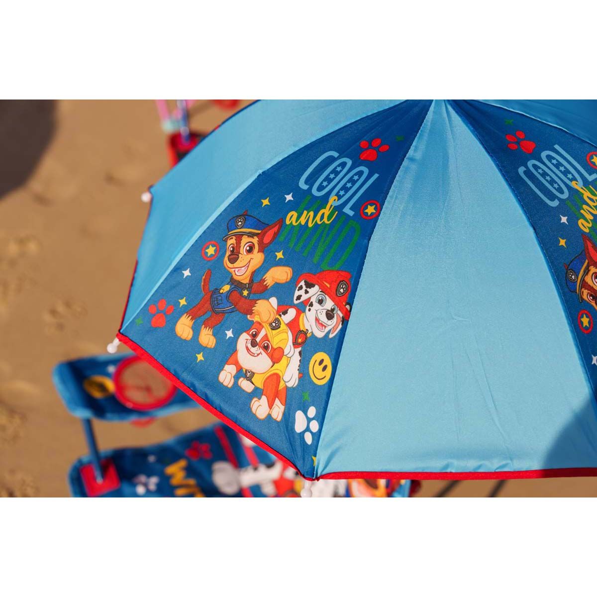 Paw Patrol Kids Camp Chair with Umbrella 30kg, , bcf_hi-res