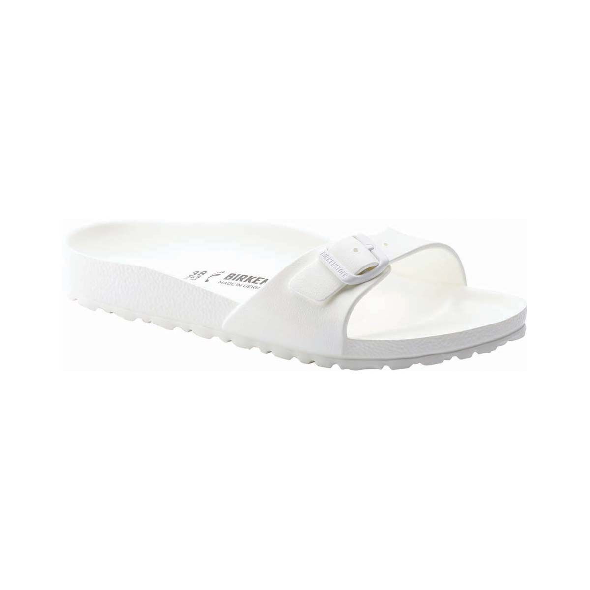 Birkenstock Unisex Madrid Narrow EVA Sandals, White, bcf_hi-res