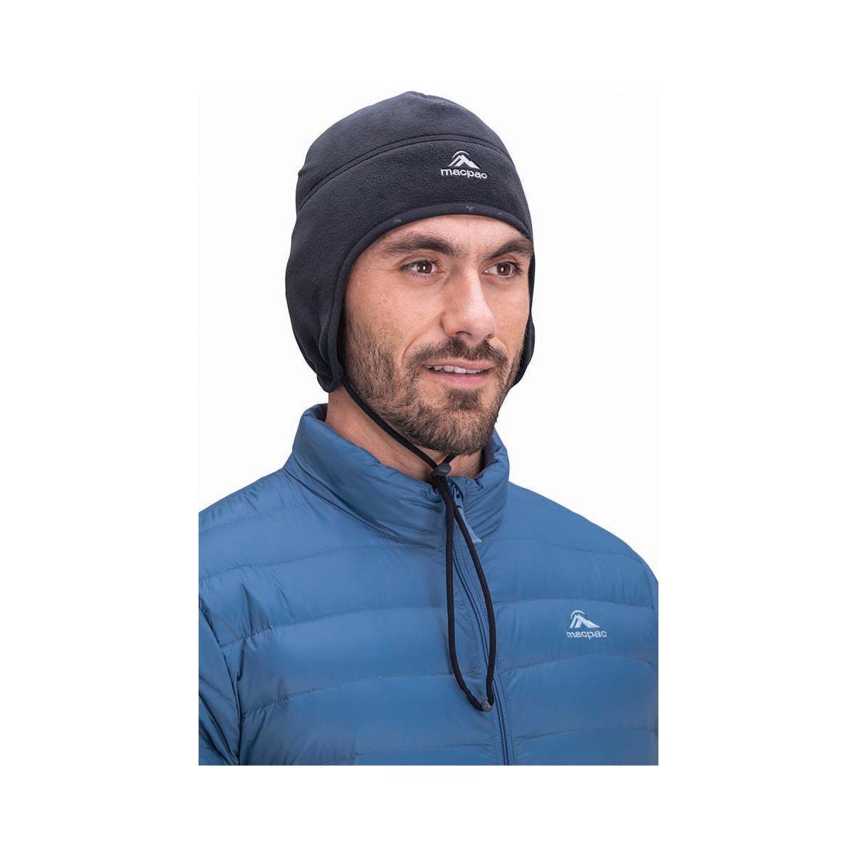 Macpac Unisex Earhed Beanie V2 Black S, Black, bcf_hi-res