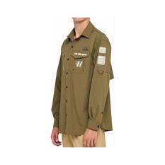 The Mad Hueys Men's Jiggin’ Off The Bottom Fishing Shirt, Khaki, bcf_hi-res