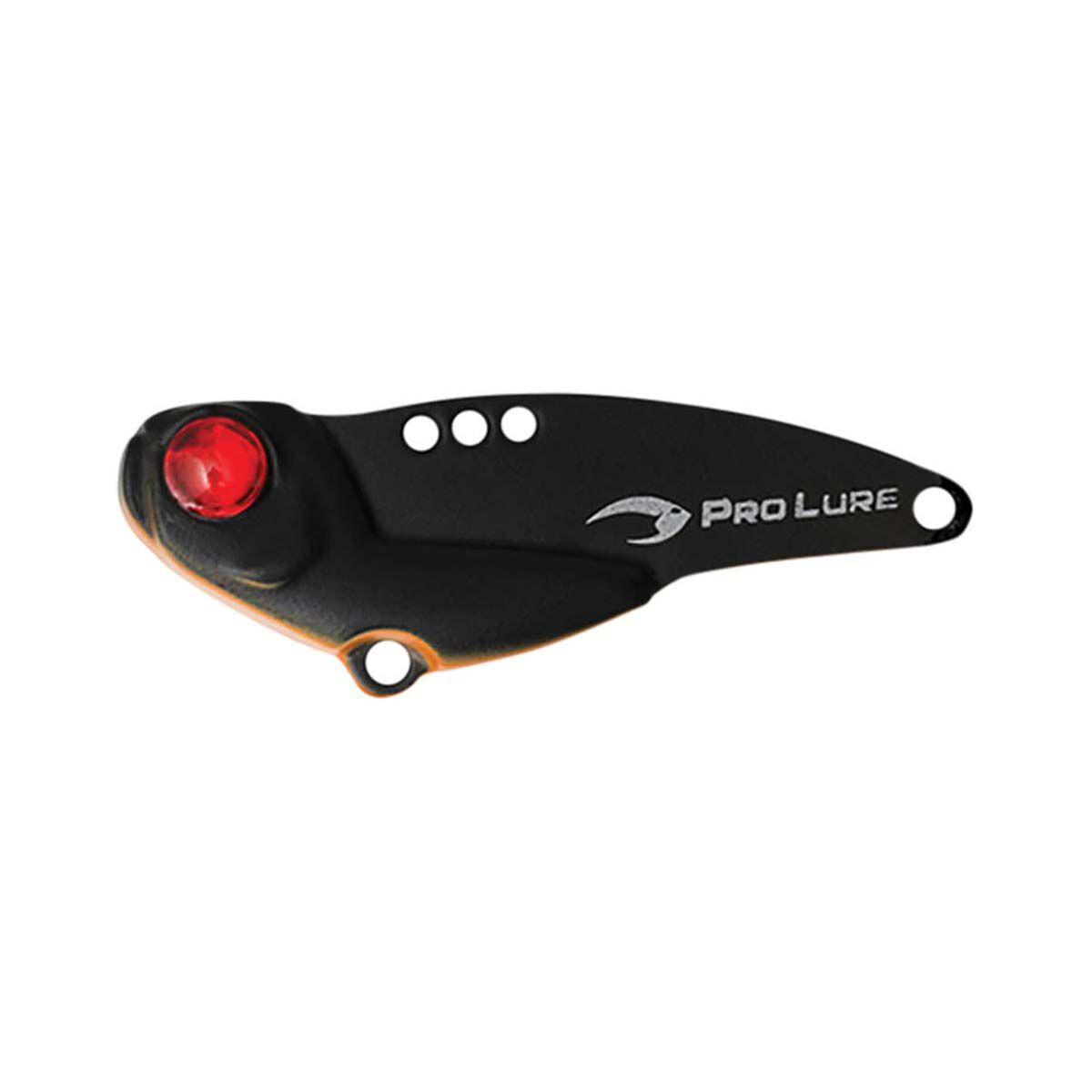 Pro Lure Blade V Vibe Lure 35mm Matt Black, Matt Black, bcf_hi-res