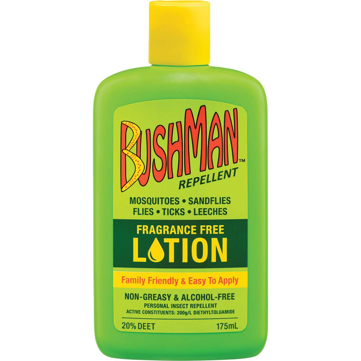 Bushman Repellent Fragrance Free Lotion 175ml, , bcf_hi-res