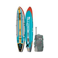 BOTE Flood Aero Inflatable Stand Up Paddle Board 11' Full Trax Aqua, Full Trax Aqua, bcf_hi-res