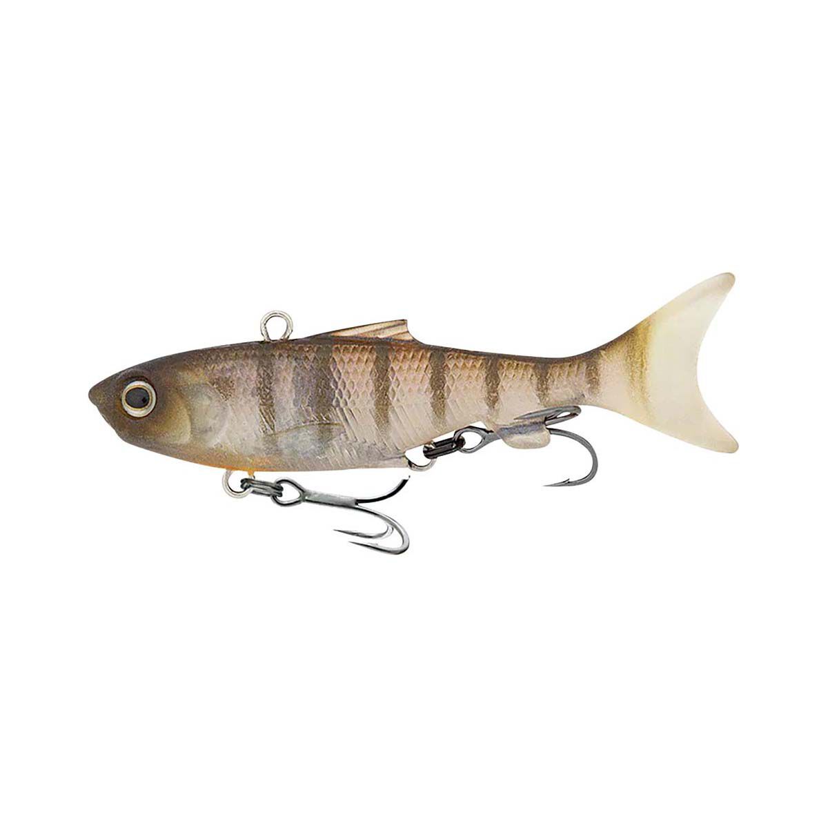 Samaki Vibelicious Thumper Tail Soft Vibe Lure 100mm 20g Pearl Perch, Pearl Perch, bcf_hi-res