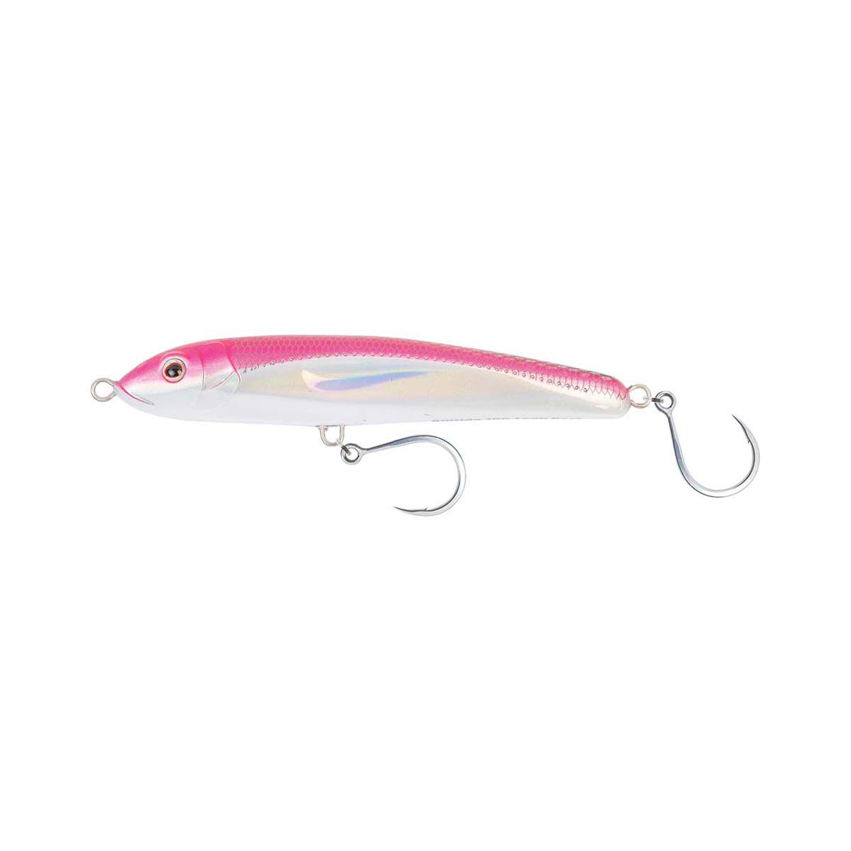 Nomad Riptide Fast Sinking Stickbait Lure 105mm Pink Chrome, Pink Chrome, bcf_hi-res