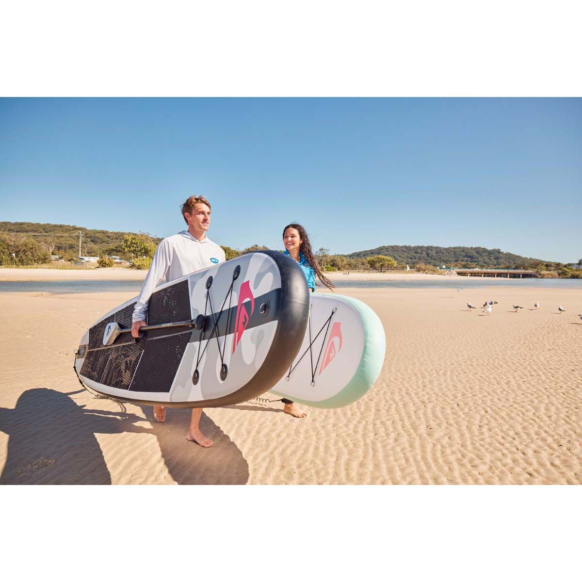 Quiksilver Inflatable Stand Up Paddle Board 10&rsquo;6 - Camo, , bcf_hi-res