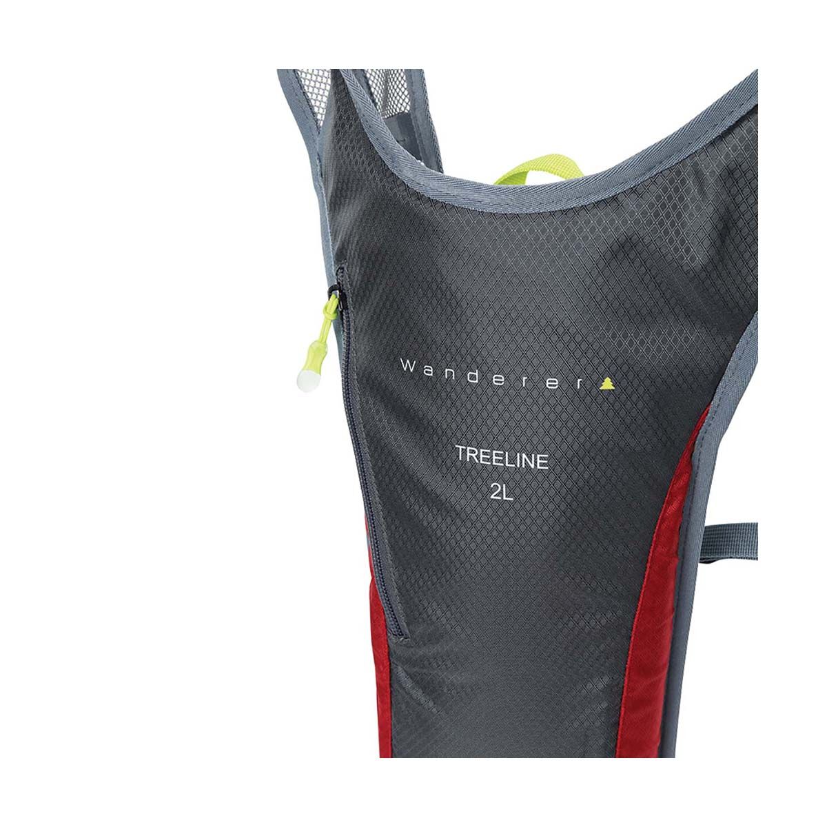 Wanderer Treeline 2L Hydration Pack Red, Red, bcf_hi-res