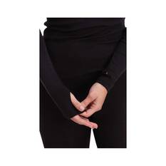 Macpac Women's 220 Merino Long Sleeve Tee, Black, bcf_hi-res