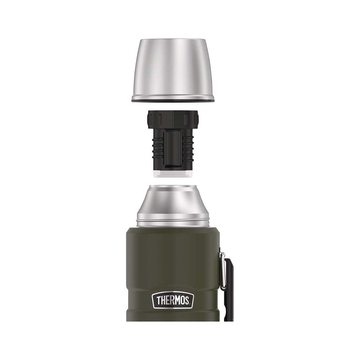 Thermos King Stainless Steel Flask 1.2L, , bcf_hi-res