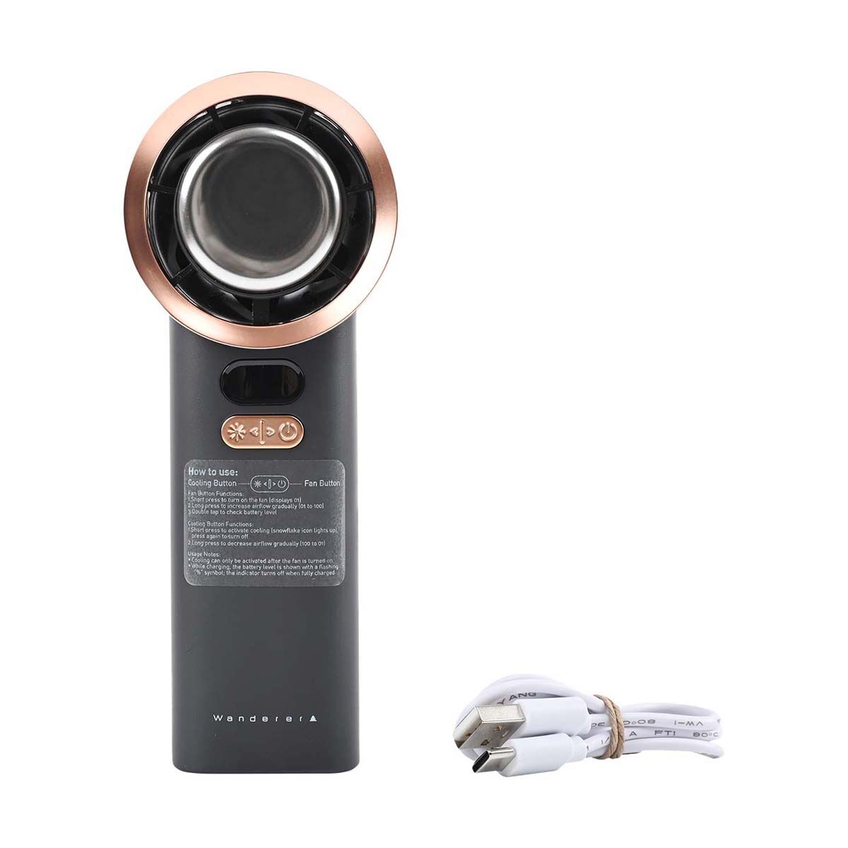 Wanderer Steller Rechargeable Hand Held Fan, , bcf_hi-res