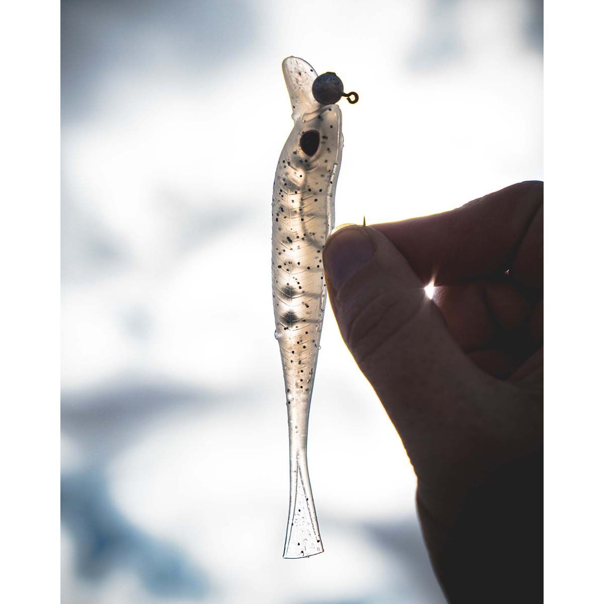 Nomad Live Ops Delta Minnow Soft Plastic Lure 4.5in Golden Shad, Golden Shad, bcf_hi-res