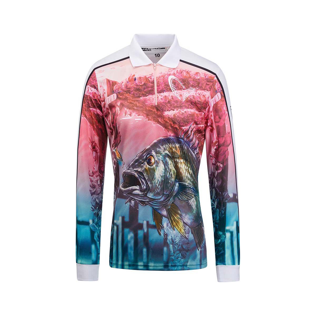 Savage Gear Women's Bream Fishing Shirt Pink 8, Pink, bcf_hi-res