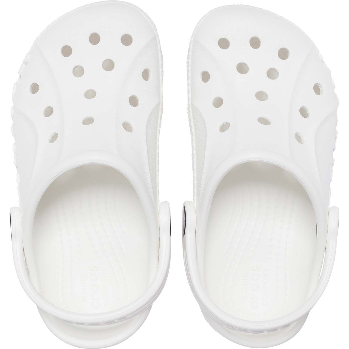 Crocs Kids' Baya Clogs, White, bcf_hi-res