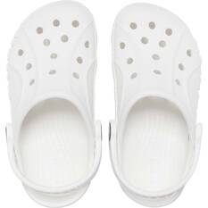 Crocs Kids' Baya Clogs, White, bcf_hi-res