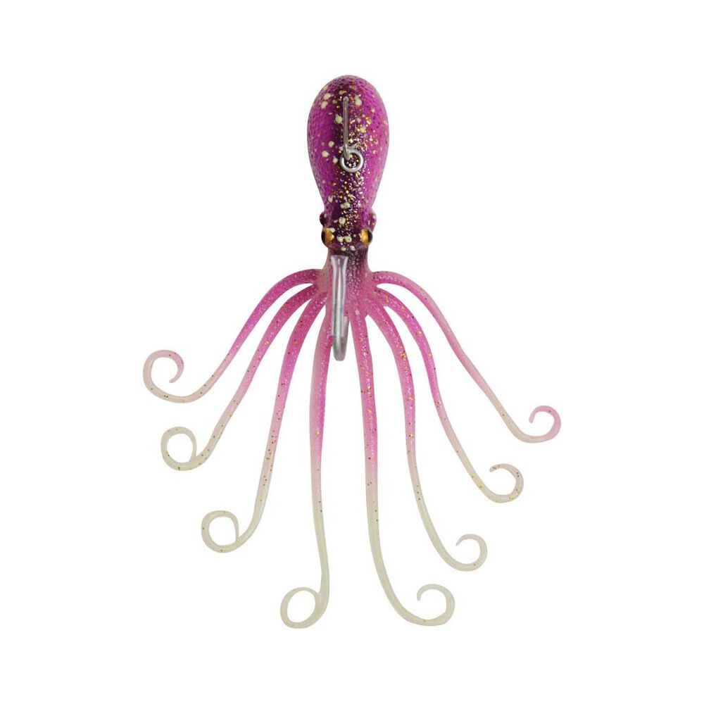 Savage 3d Octopus Lure 120g 16cm Purple Glow Bcf