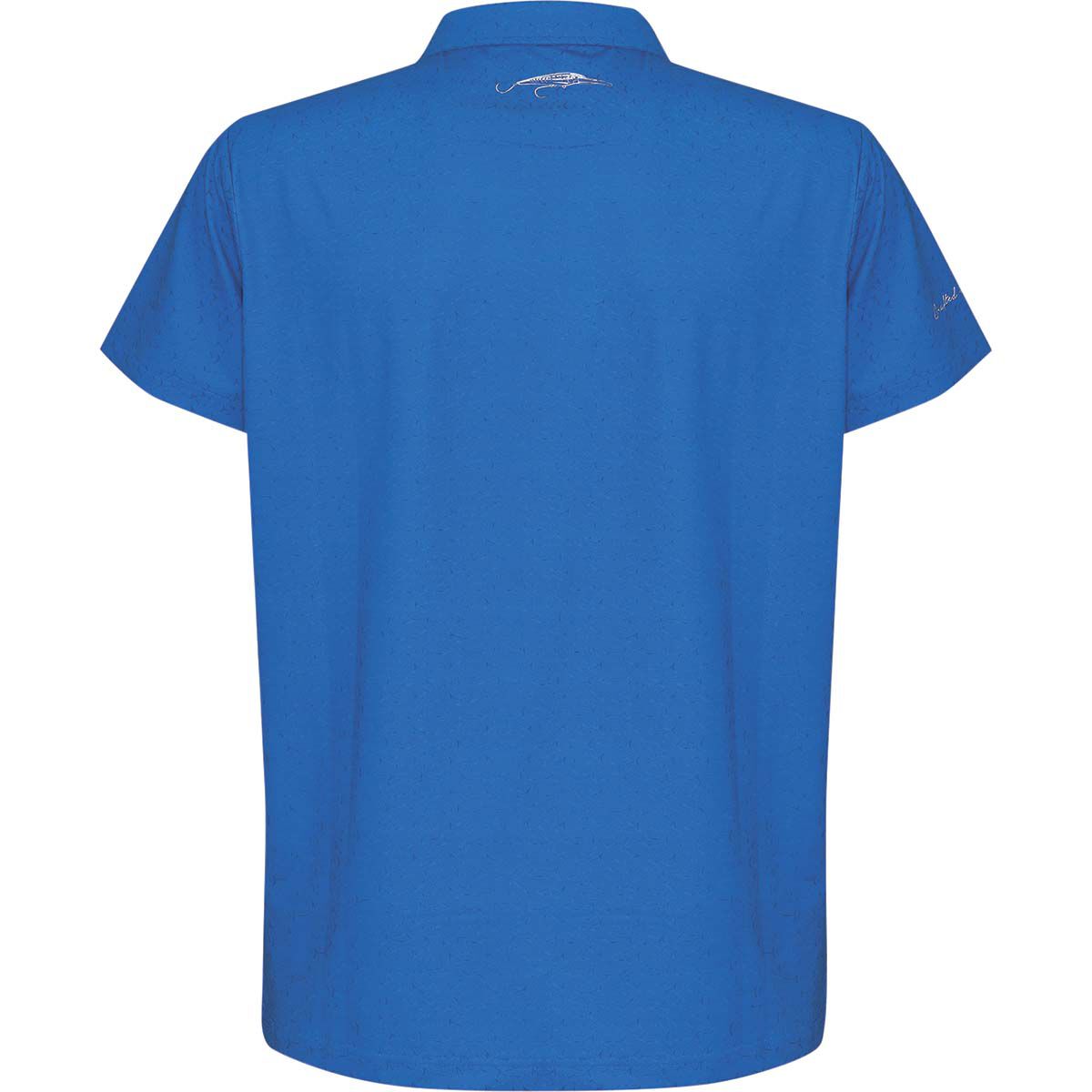 Nomad Men&rsquo;s Stacked Polo, Marine Blue, bcf_hi-res