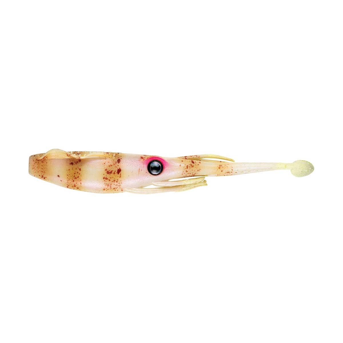 Nomad Live Ops Jerksquid Soft Plastic Lure 4in Bone Tiger, Bone Tiger, bcf_hi-res