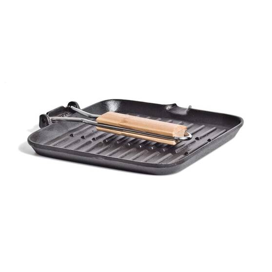 Campfire Cast Iron Frying Pan - Square, 24cm, , bcf_hi-res