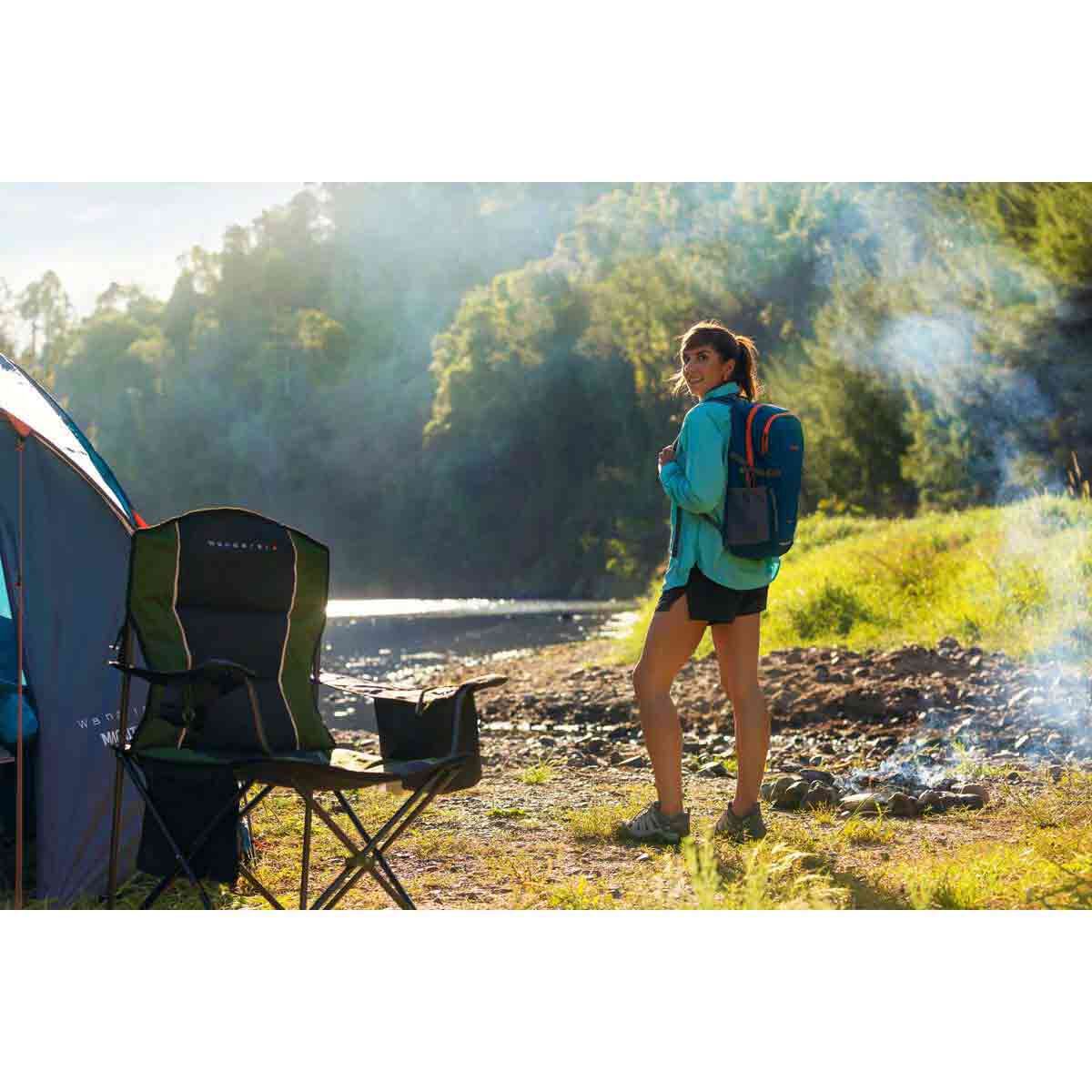 Wanderer Premium Cooler Arm Chair 120kg, , bcf_hi-res