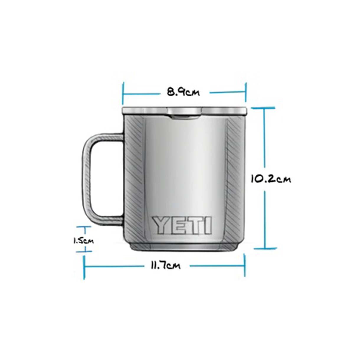 YETI&reg; Rambler&reg; Stackable Mug 10 oz (295ml) with MagSlider&trade; Lid Navy, Navy, bcf_hi-res