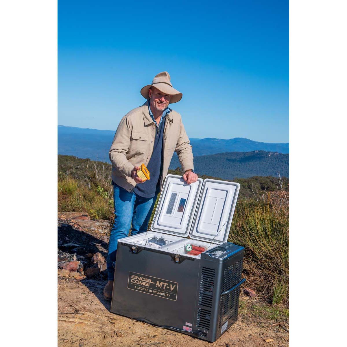 Engel MT-V80JC Combi Twin Door Fridge Freezer 75L, , bcf_hi-res