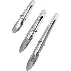 BCF Stainless Steel 3 BBQ Tongs Set, , bcf_hi-res