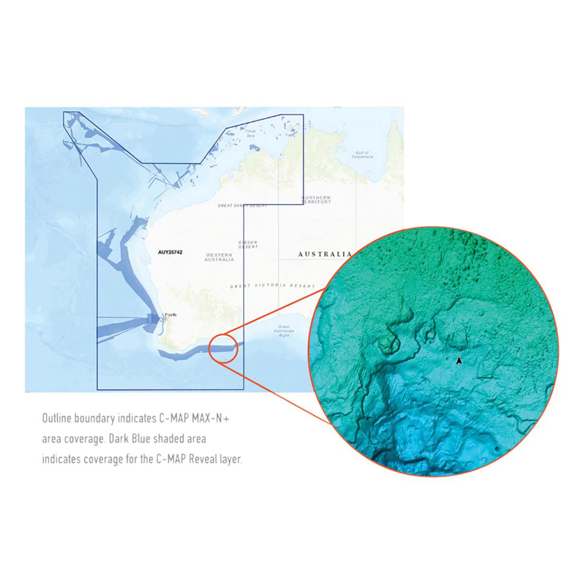 C-Map&reg; Reveal: Darwin to Esperance Chart, , bcf_hi-res