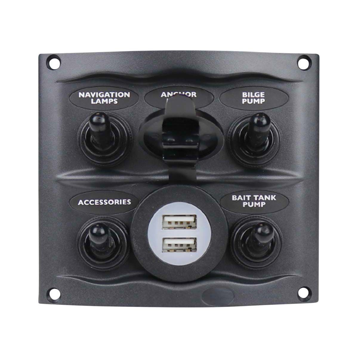 BEP 5way USB Switch Panel Grey BCF