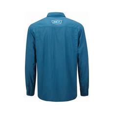 BCF Men’s Long Sleeve Fishing Shirt, Blue / Coral, bcf_hi-res
