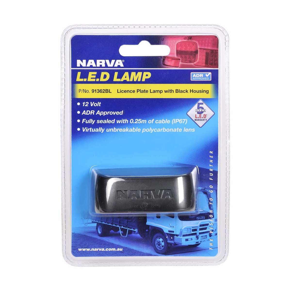 Narva License Plate Lamp 12V, , bcf_hi-res