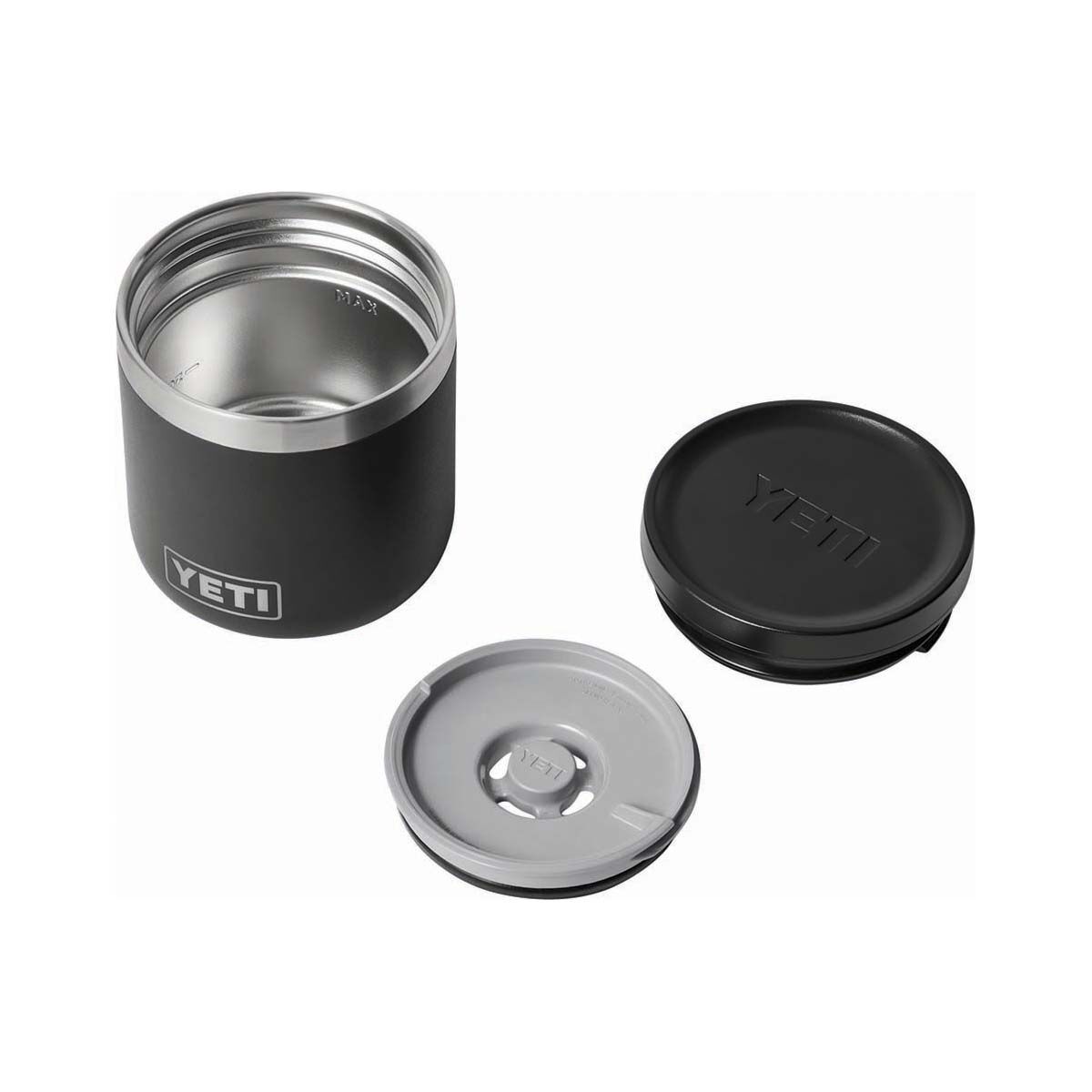 YETI&reg; Rambler&reg; Insulated Food Jar 8oz (237ml) Black, Black, bcf_hi-res
