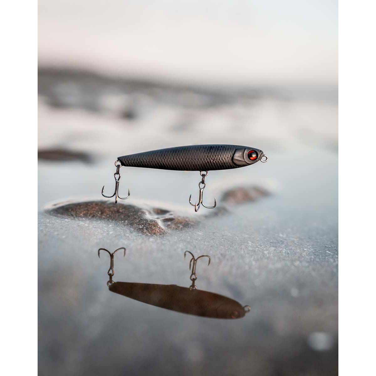 Pro Lure Pencil F Surface Lure 62mm Pearl Shrimp, Pearl Shrimp, bcf_hi-res