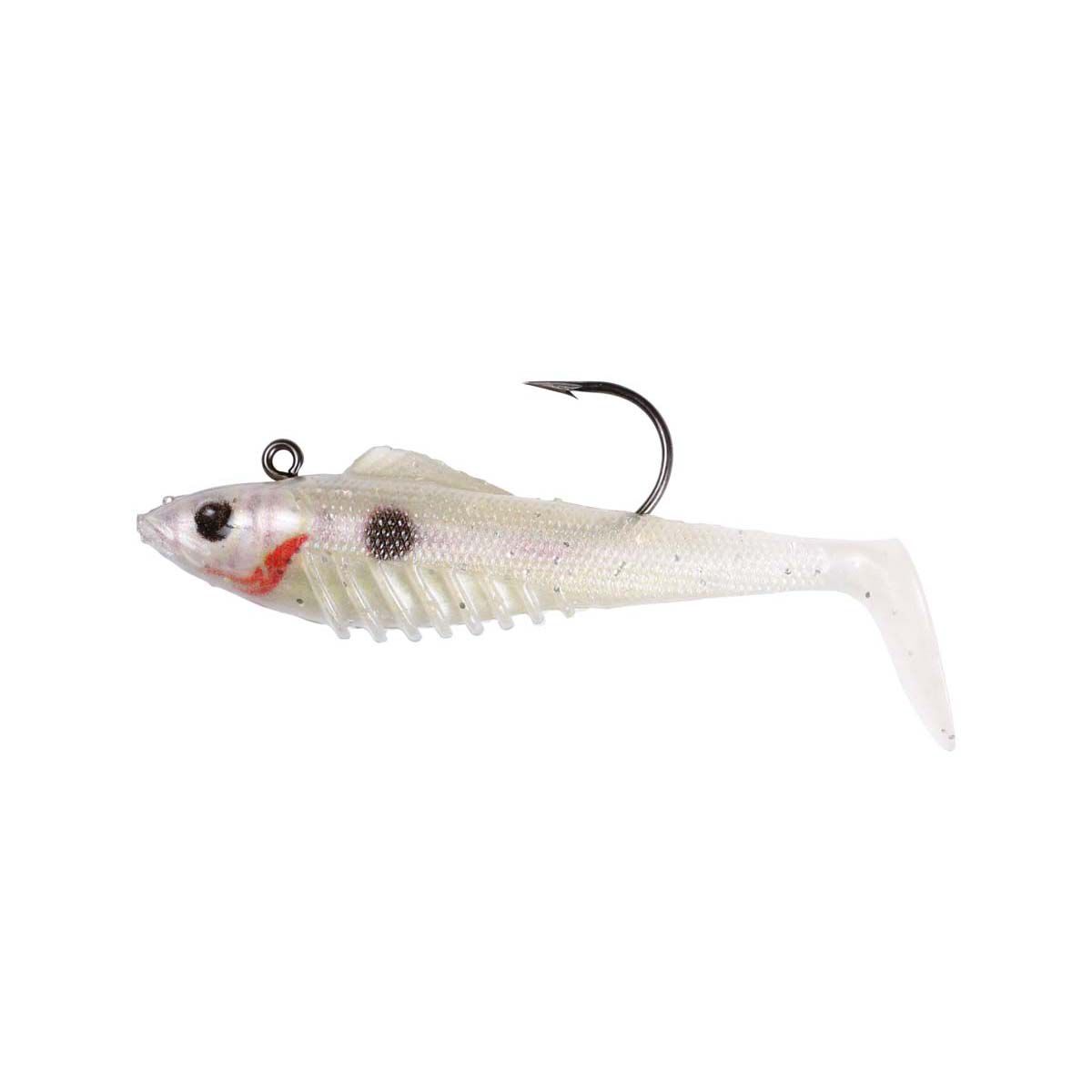 Squidgies Slick Rig Soft Plastic Lure 65mm Whitebait, Whitebait, bcf_hi-res